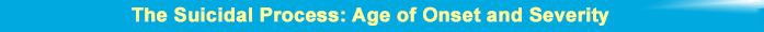 Suicide and Onset Age